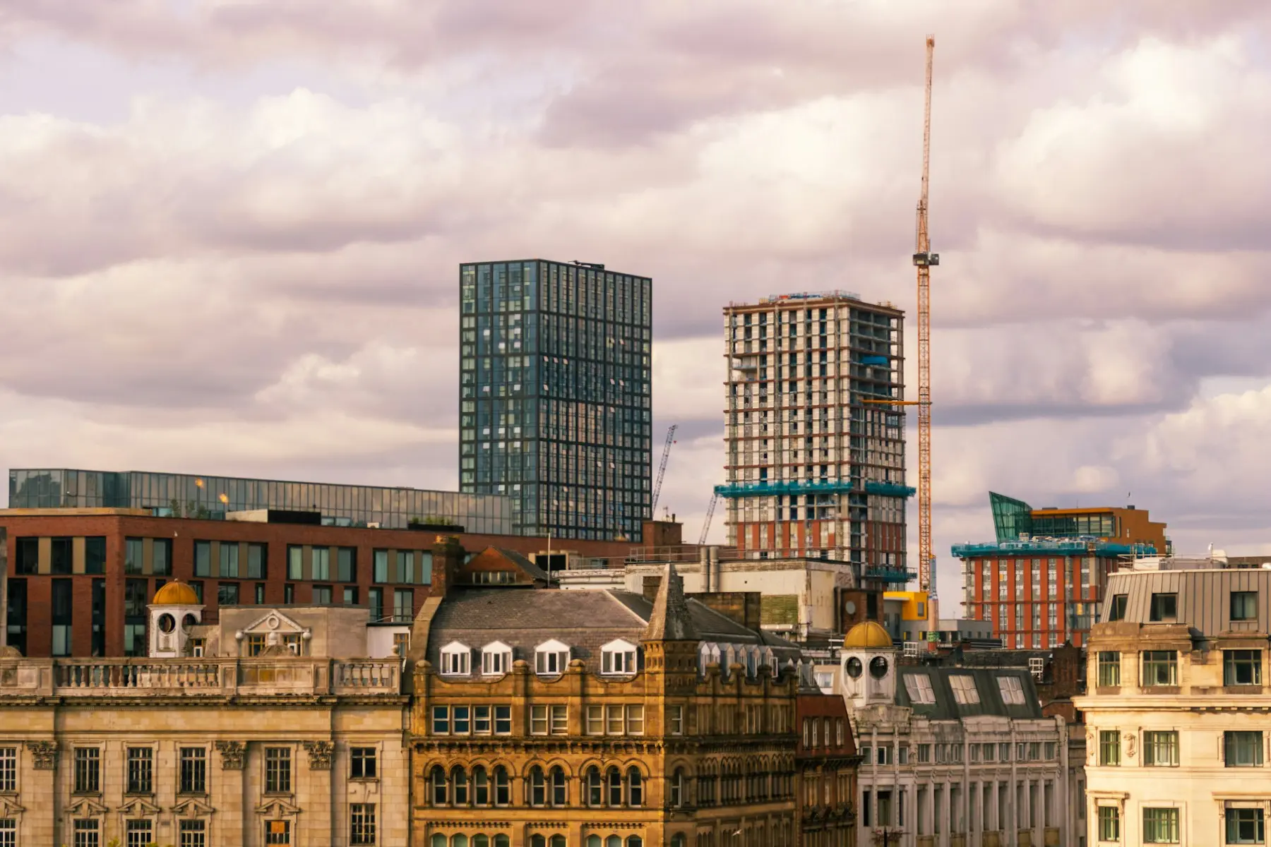 Manchester city skyline